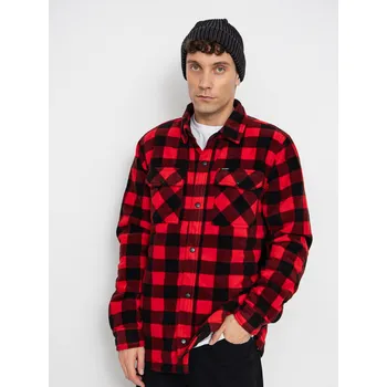 Pánská košile Volcom Bowered Fleece (lifeguard red) L, červená