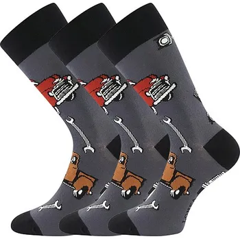Pánské ponožky Ponožky Lonka Depate motiv auta Velikost: 47-50 (32-34)