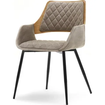 Jídelní židle Jídelní židle SORCHA - dub / béžová / černá