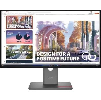 Monitor LENOVO LCD P27QD-40+MC60 - 27",ECO-IPS,16:9,2560x1440,120Hz,350cd/m2,1500:1,4ms,HDMI,DP,DPout,DC,USBHub,USB-C,RJ45,Pivot