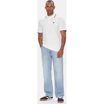 Pánské tričko Wrangler Polokošile 112365466 Bílá Regular Fit 3XL