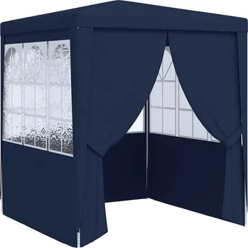 Zahradní stan vidaXL Profesionální party stan s bočnicemi 2 x 2 m 90 g/m² [48517] Barva: Modrá