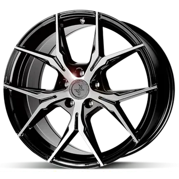 Alu kolo Alu disk Keskin KT19 BFP 8x18 5x112 ET45 černý leštěný