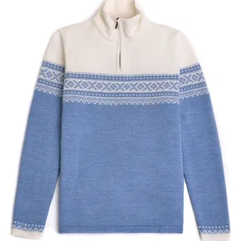 Dámský svetr FOLC MARIUS DÁMSKÝ SVĚTR, Bílá, Modrá XL