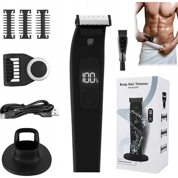 Holicí strojek Profesionální bezdrátový stříhací strojek na vlasy s LCD displejem