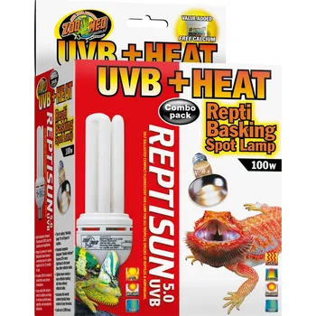 Osvětlení do terária ZMD světlo Heat&UVB Combo Pack
