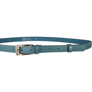 Opasek PENNY BELTS Kožený opasek 20-184-57 modrý - 90 cm