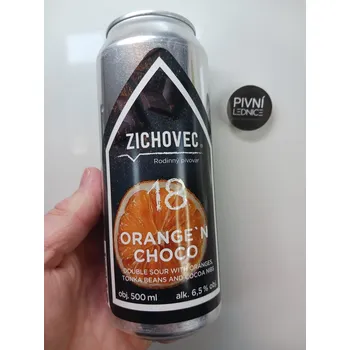 Pivo Zichovec Orange n Choco 18° 0,5 l