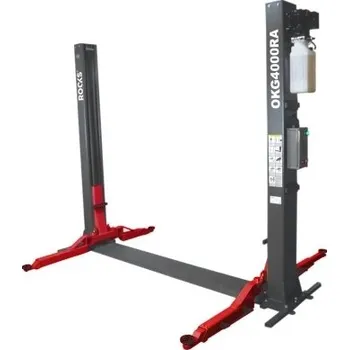Autodoplněk Dvousloupový elektrohydraulický automatický zvedák 4t spojený dole, na rámu ARM 3-2 přední: 2820mm 400V OKG-4000RA Rooks ROOKS