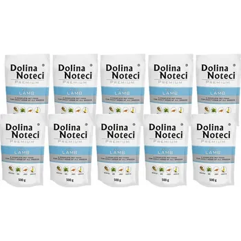 Krmivo pro psa Vlhké krmivo pro psy Dolina Noteci Premium bohaté na jehněčí maso 10 x 500 g