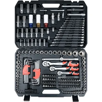 Gola sada Yato gola sada 1/2", 3/8", 1/4" + příslušenství 198 ks - YT-38850
