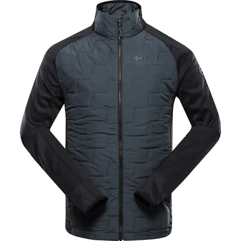 Pánská mikina Alpine Pro Jorw Pánská mikina s merino výplní MSWE408 ocelová S