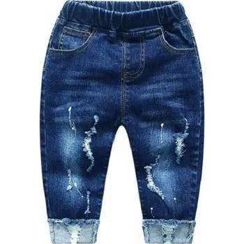 Dívčí džíny Dětské džíny L2118 tmavě modrá 2-3 roky