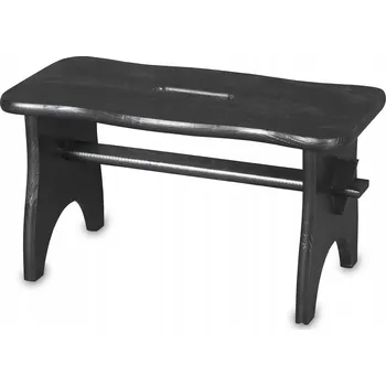 Stolička Dřevěná stolička 38x18x21 cm Černá