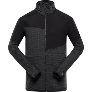 Pánská mikina Alpine Pro Onnec 2 Pánská rychleschnoucí mikina MSWE432 černá XXXXL
