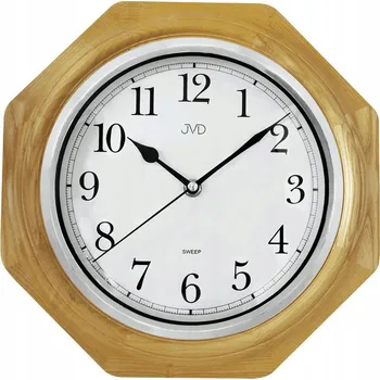 Hodiny JVD NS71.1 - 28x28 cm - SVĚTLE HNĚDÁ - Nástěnné hodiny - Dřevo