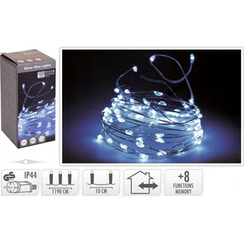 Vánoční dekorace Vánoční osvětlení na stromeček Home Styling Collection pro vnitřní použití, délka 1 m, 51 - 100 světýlek