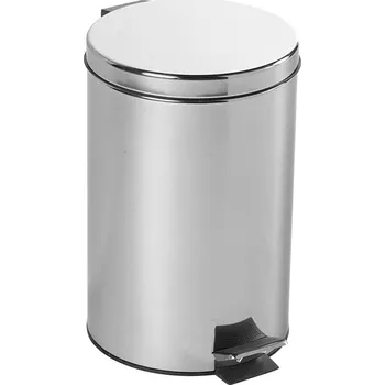 Odpadkový koš Odpadkový koš AQUALINE 12 l stříbrný, šedý