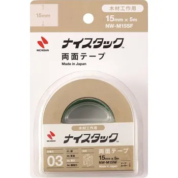Lepicí páska Oboustranná lepicí páska Nichiban na dřevo - 15 mm x 5 m