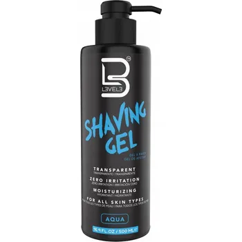 L3VEL3 Gel na holení Aqua 500 ml
