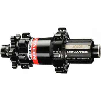 Novatec zadní náboj XDS642SB/A-X12-ABG 6int 28d 12x142 Shimano HG OEM (černá)