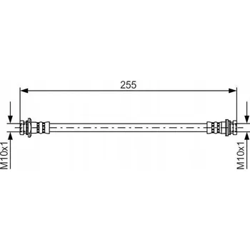 Brzdová hadice Bosch 1 987 481 402 Flexibilní brzdová hadice