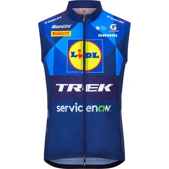 Cyklistika SANTINI Cyklistická vesta - LIDL TREK 2026 FAN LINE 3XL