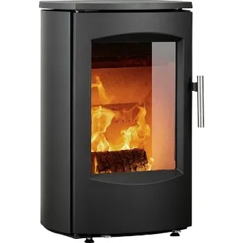 Krbová kamna HETA Scan-line 7L černý lak a horní deska pískovec blackwood