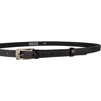 Opasek PENNY BELTS Kožený opasek 20-184-63 černý - 75 cm