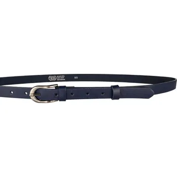 Opasek PENNY BELTS Kožený opasek 20-186-56 modrý - 85 cm