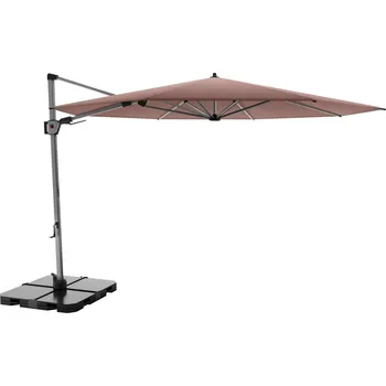 Slunečník KNIRPS Hyperion 340 cm Prestige - luxusní výkyvný zahradní slunečník s boční tyčí