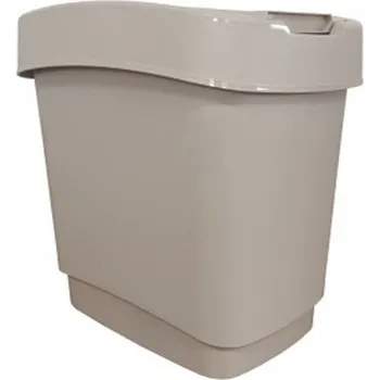 Odpadkový koš Odpadkový koš na třídění odpadu o objemu 15 l, výklopný, béžový, Jotta