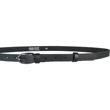 Opasek PENNY BELTS Kožený opasek 20-205-63 černý - 110 cm