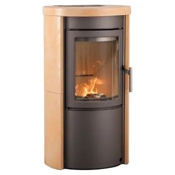 Krbová kamna HETA Scan-line 500 šedý lak a kompletní obklad keramika