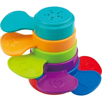 Hračka pro nejmenší Sada hraček do vany/Piramida - Sítka