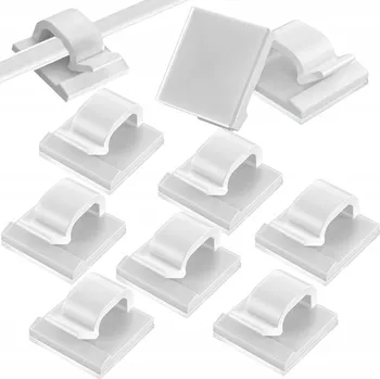 kabelová chránička SADA 10x ORGANIZÉR DRŽÁK KLIP NA KABELY 3M
