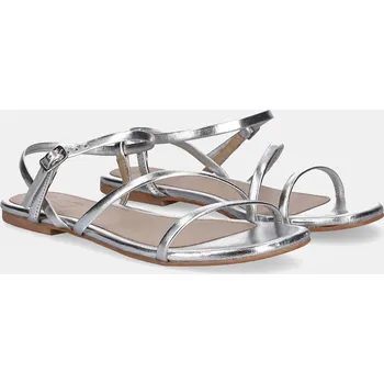 Dámská obuv Kožené sandály Answear.LAB DE6263 stříbrná SLV, EUR 39