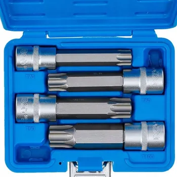 Klíč Sada 4 nástrčných klíčů s bitem profilu T Torx s otvorem, pohon 12,5 mm (1/2"), BGS 5103