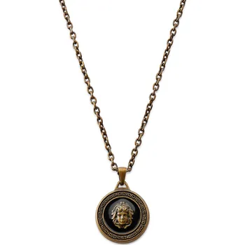 Náhrdelník Obelius | Vintage náhrdelník Medúza tondo zlaté barvy - Lucleon