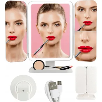 Kosmetické zrcátko Stojací zrcadlo bílé Profico