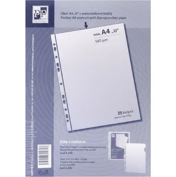 Prospektový obal A4 "U" - lesklý - 140 µm - 1 ks - 2-008A