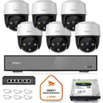 IP kamera Sada 6 IP kamer Imou Cruiser 4MP POE s cloudem Imou Protect Basic