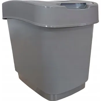 Odpadkový koš Výklopný koš na tříděný odpad 15 l Domino šedý JOTTA