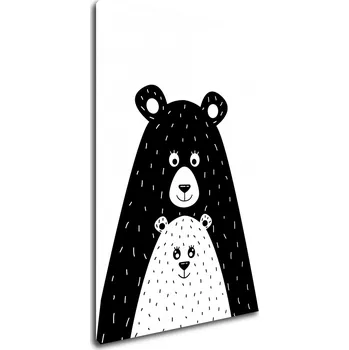 Obraz Impresi Obraz Medvěd černobilý - 20 x 30 cm