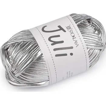 Příze Pletací příze Juli metalická 100 g