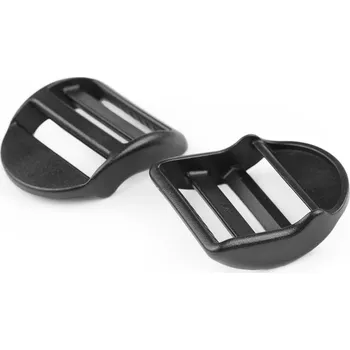 Průvlek šíře 32 mm žebříček, střední, černá