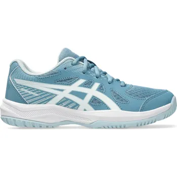 Dámská sálová obuv Juniorská obuv na badminton/squash Asics Upcourt 6 GS - saba blue/white Modrý (34,5)