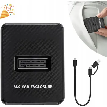 EXTERNÍ BOX PRO SSD M.2 BEZ NÁŘADÍ PRO ANDROID WINDOWS MAC LINUX