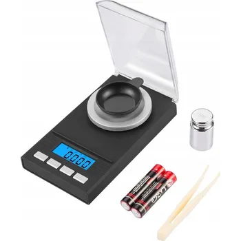 Kuchyňská váha PŘESNÁ DIGITÁLNÍ JUBILÉJNÍ VÁHA 100g / 0,001g - KUCHYŇSKÁ DOMÁCÍ LCD