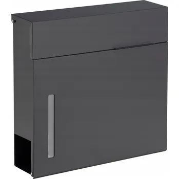 Poštovní schránka Poštovní schránka , s držákem na noviny, šedá Gockowiak